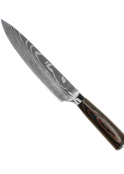 Stampa di qualità Damasco - Coltello da chef
