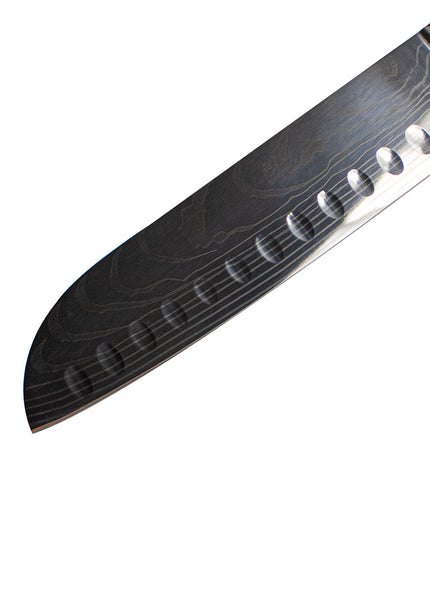 Stampa di qualità Damasco - Coltello Santoku