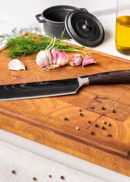 Stampa di qualità Damasco - Coltello Nakiri