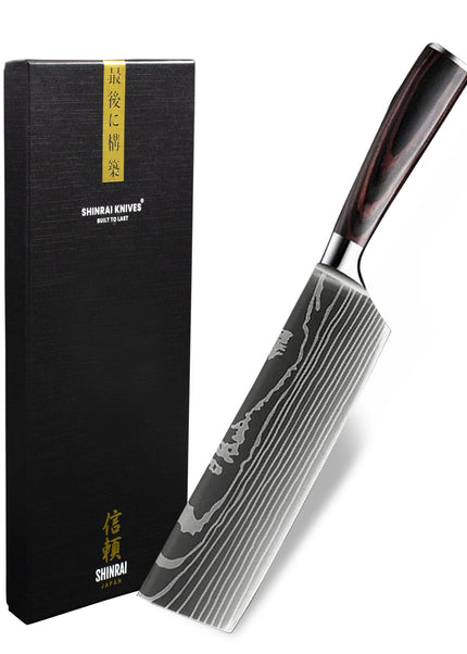 Stampa di qualità Damasco - Coltello Nakiri