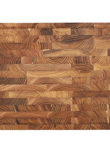 Coltelli Shinrai - Tagliere di lusso in legno di teak - 40 x 30 x 4,5 cm