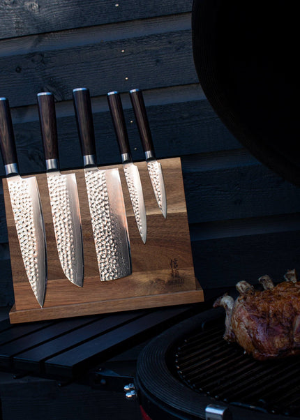 Shinrai Knives - Hammered Damast BR 5-Delige Messenset